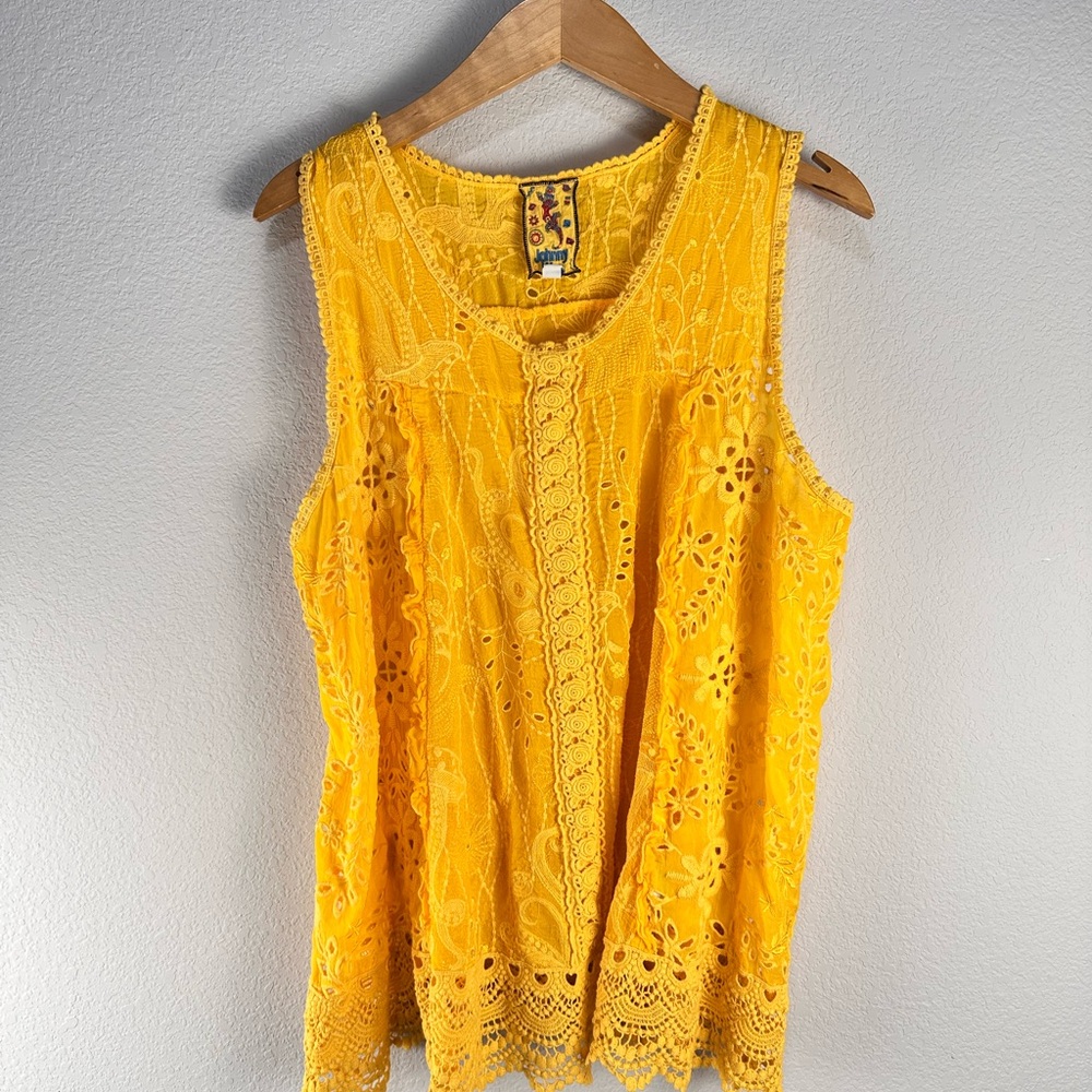 Johnny Was Tsion Blouse Sz XL
